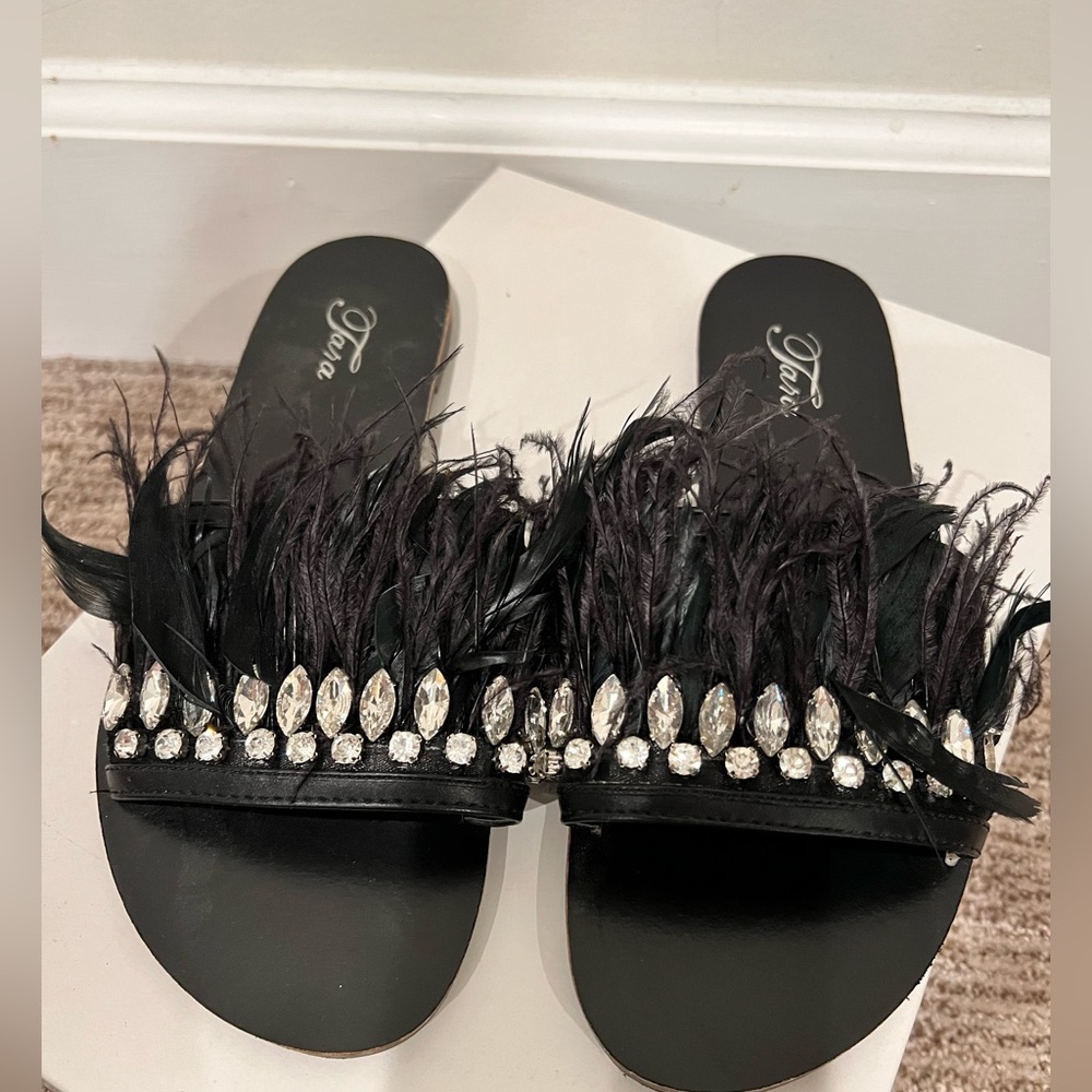 Bohemian Style Rhinestone Sandals